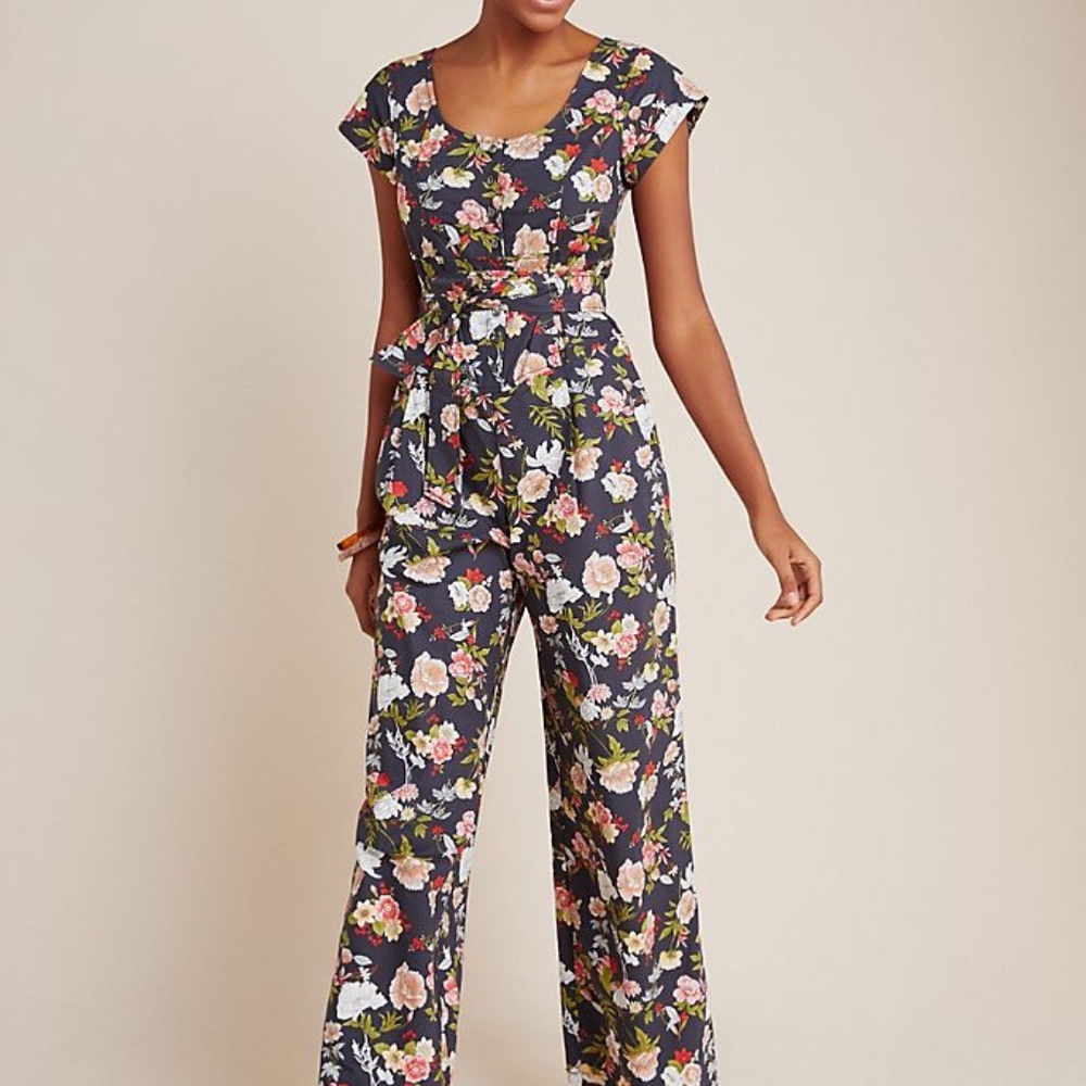Anthropologie Clea Wide leg Jumpsuit